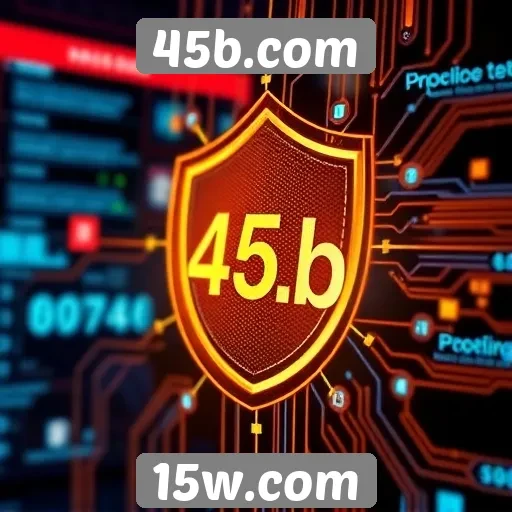 Segurança e proteção de dados no 45b.com